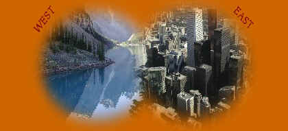 You can click on the East or West image to go to the corresponding part of the trip...
