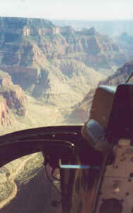 Grand Canyon - vanuit cockpit helicopter