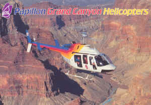 Helicopter van Papillon Grand Canyon Helicopters