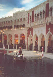 Gondeltocht in hotel The Venetian