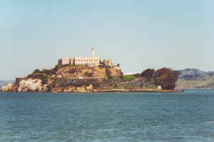 Alcatraz vanaf de boot