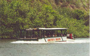 Rivierboot op Wailua River